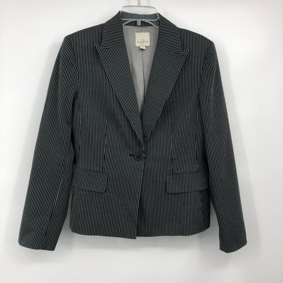 Anne Klein Jackets & Blazers - Anne Klein Blazer Womens 10 Used Pinstripe